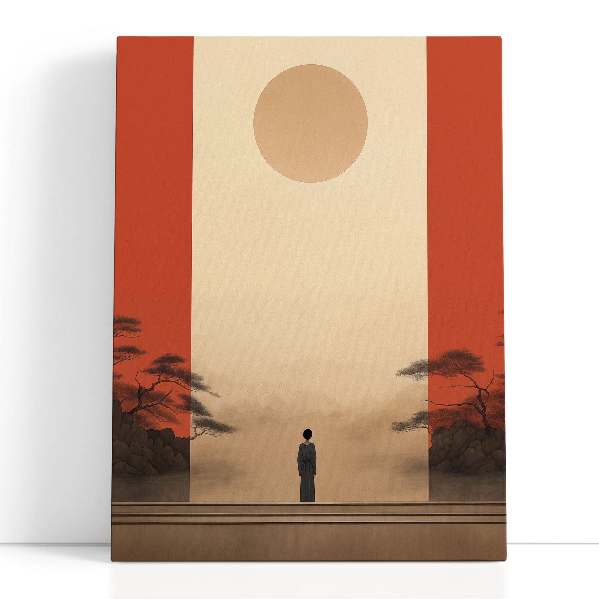 Tranquil Figure Canvas Art  