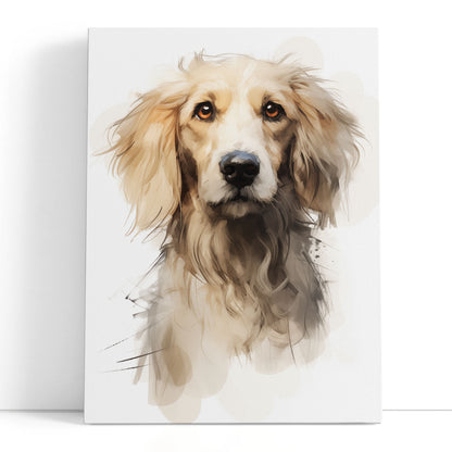 Golden Retriever Portrait - Canvas Print