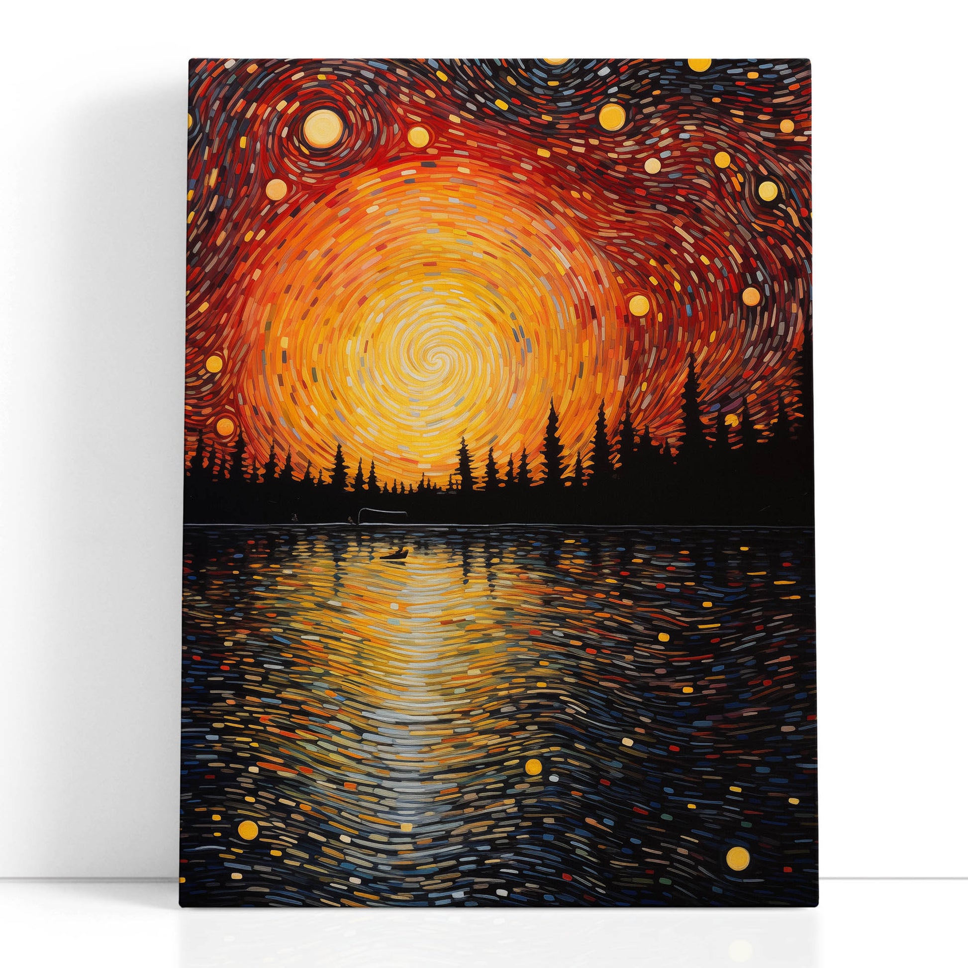 Canvas Art Vibrant Borealis   