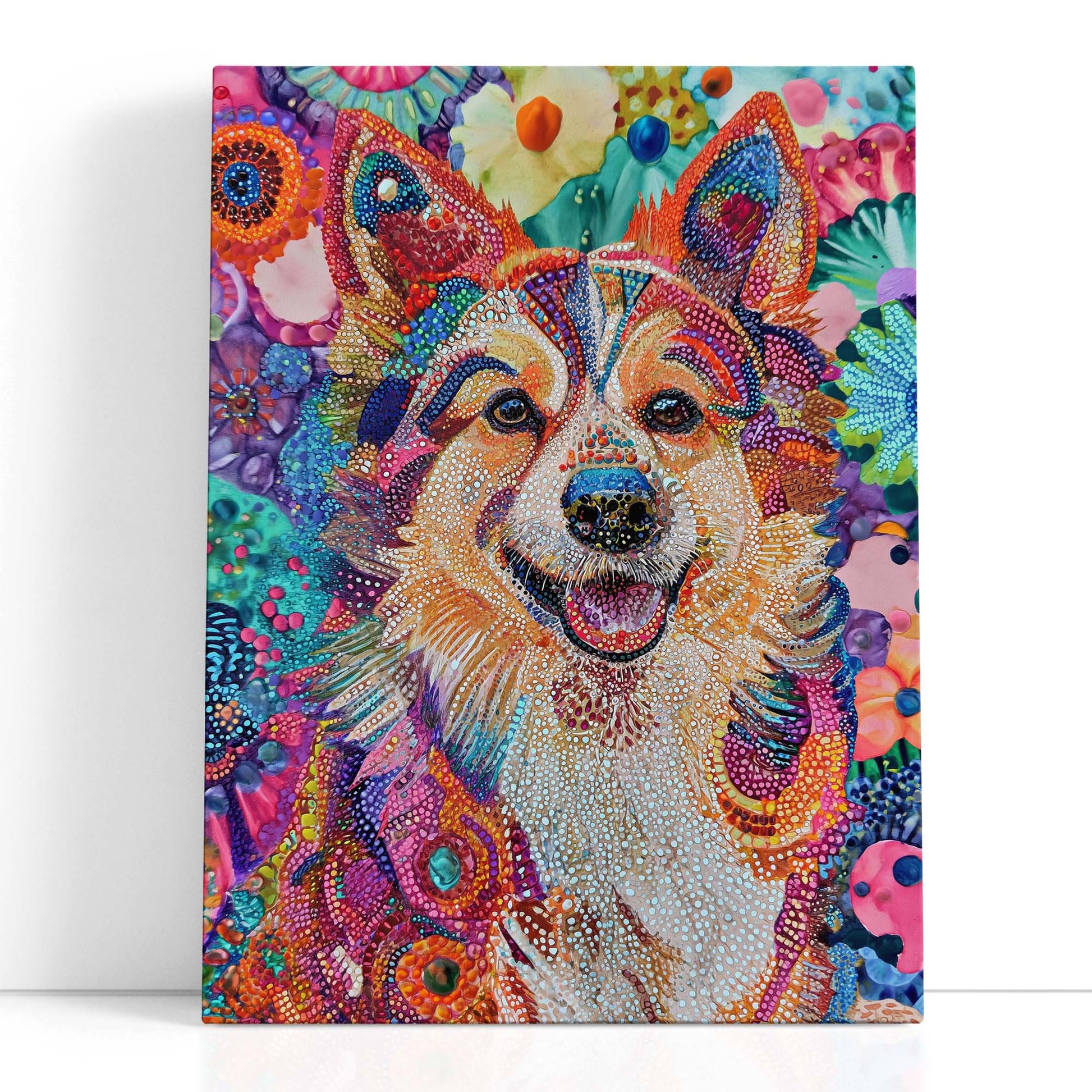 Whimsical Dog Portrait