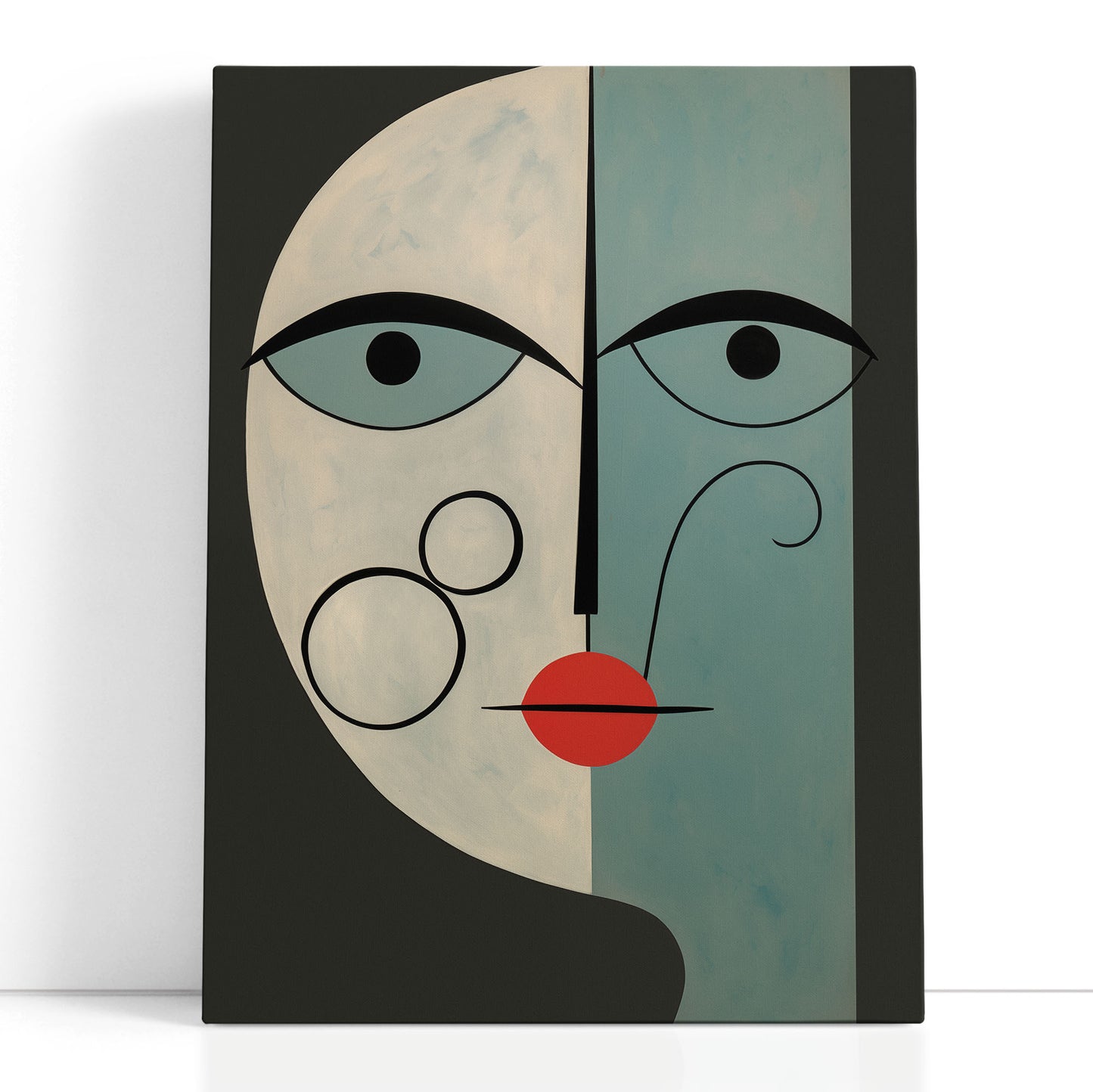 Canvas Art Minimalist Face