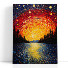 Canvas Print Luminous Night   