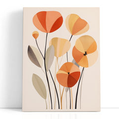 Abstract Flowers Canvas Art 