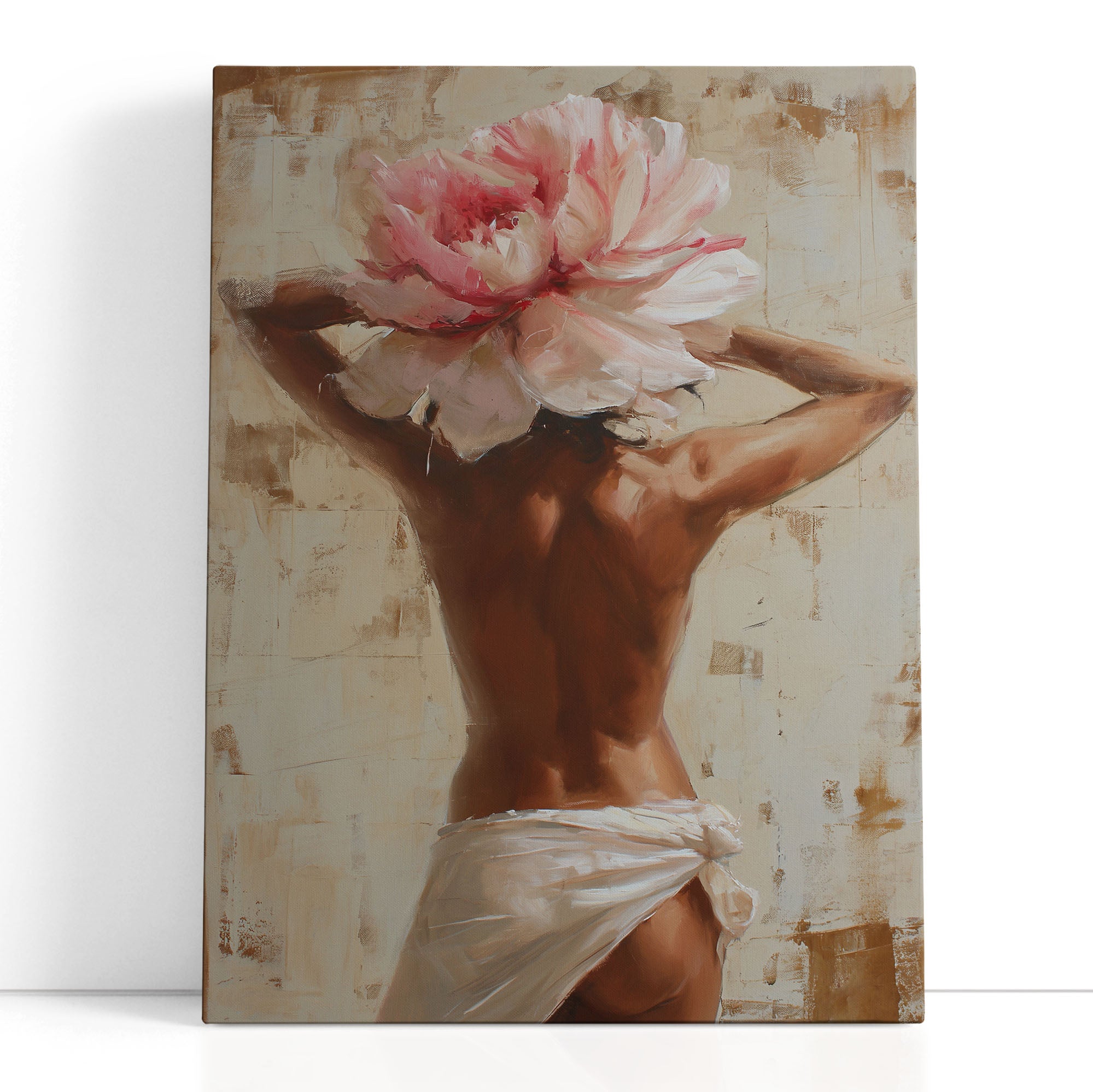 Canvas Art with Flower 