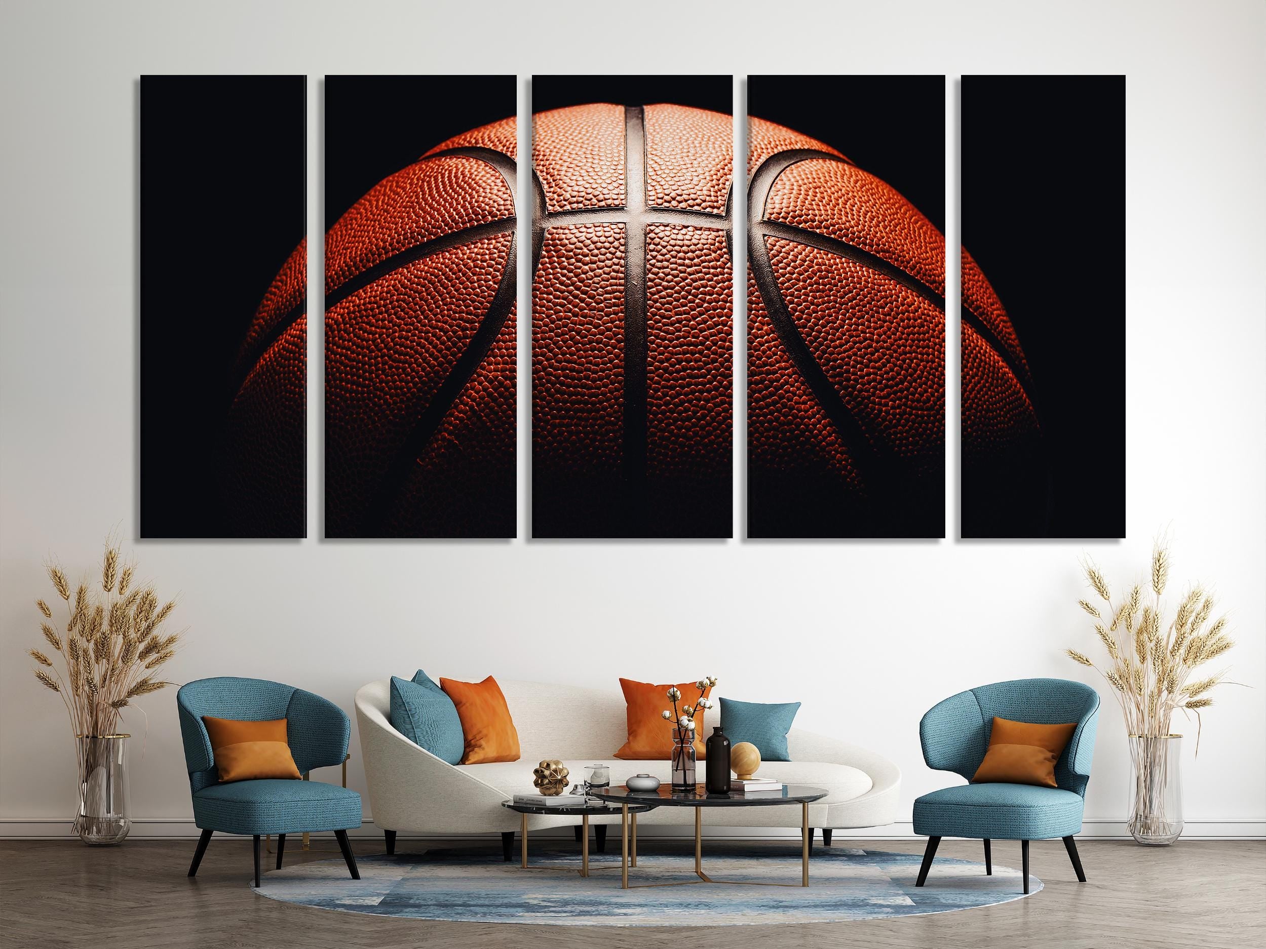 Extra Large Basketball Wall Art