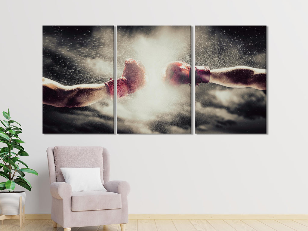 Boxing Gloves Canvas Print - Extra Large Wall Art for Boxing Gym - Oversized Boxing Wall Art for Home Gym Wall Decor, Boxing Gift Idea