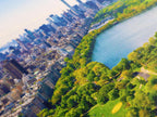 Central Park Wall Art, Aerial View of New York Central Park Art Print, Extra Large New York Cityscape Canvas Print, NYC Office Wall Decor