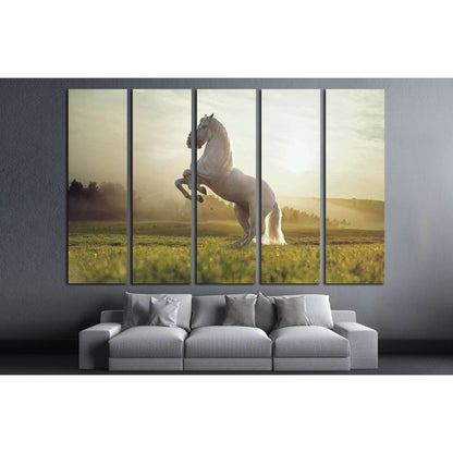 Horse at sunset wall art №5005Canvas art arrives ready to hang, with hanging accessories included and no additional framing required. Every canvas print is hand-crafted, made on-demand at our workshop and expertly stretched around 100% North American Pine