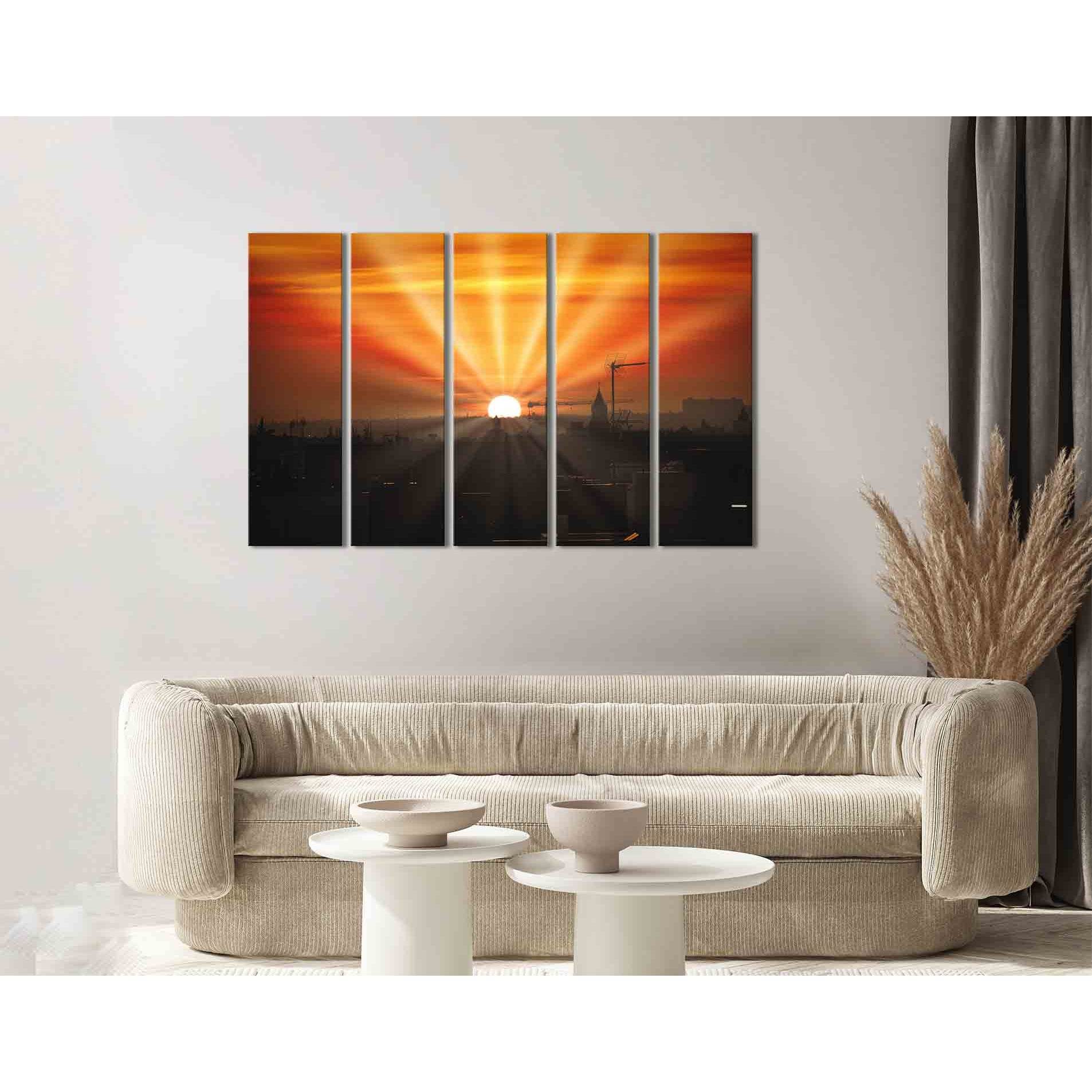 Sun rays №D1230 Ready to Hang Canvas PrintCanvas art arrives ready to hang, with hanging accessories included and no additional framing required. Every canvas print is hand-crafted, made on-demand at our workshop and expertly stretched around 100% North A