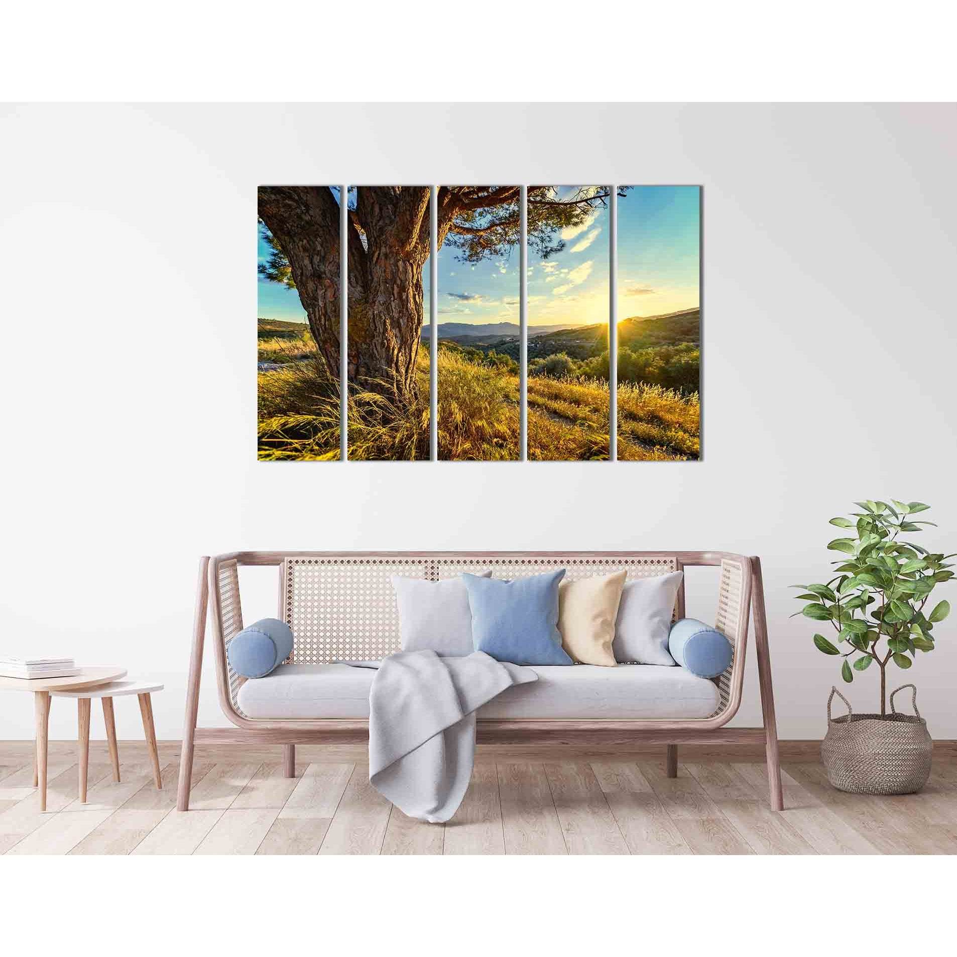 Sunrise view from the hill №D1812 Ready to Hang Canvas PrintCanvas art arrives ready to hang, with hanging accessories included and no additional framing required. Every canvas print is hand-crafted, made on-demand at our workshop and expertly stretched a