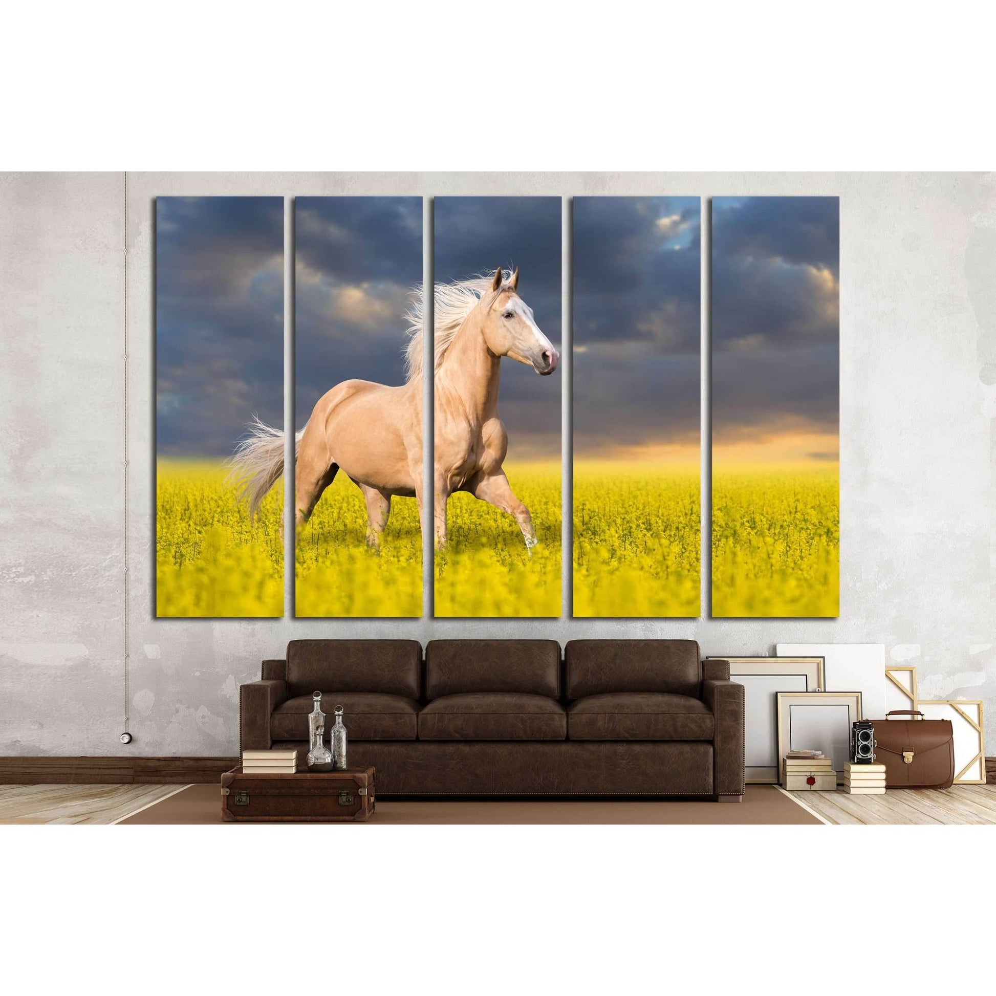 Horse multi panel canvas №5010Canvas art arrives ready to hang, with hanging accessories included and no additional framing required. Every canvas print is hand-crafted, made on-demand at our workshop and expertly stretched around 100% North American Pine