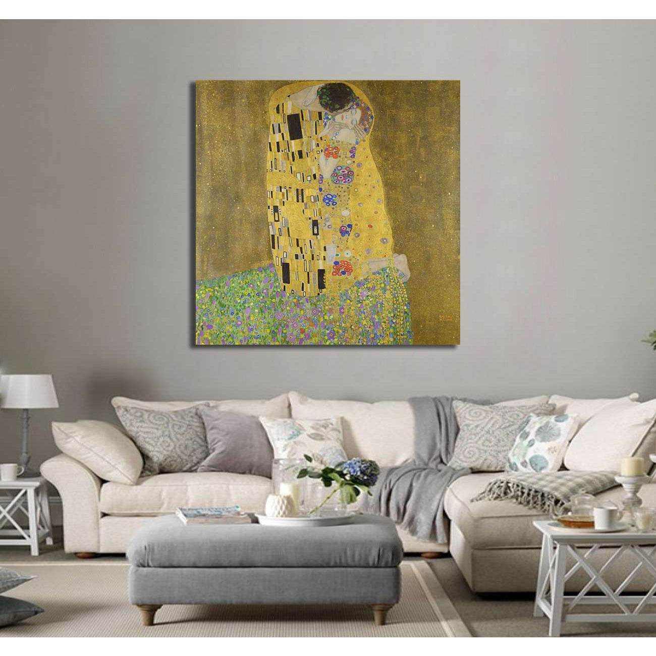 The Kiss, 1907–08 - Ready to Hang Canvas PrintCanvas art arrives ready to hang, with hanging accessories included and no additional framing required. Every canvas print is hand-crafted, made on-demand at our workshop and expertly stretched around 100% Nor