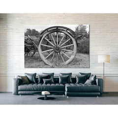Old Wooden Wheels On The Farm 1/3/5 №04225 Ready to Hang Canvas PrintCanvas art arrives ready to hang, with hanging accessories included and no additional framing required. Every canvas print is hand-crafted, made on-demand at our workshop and expertly st