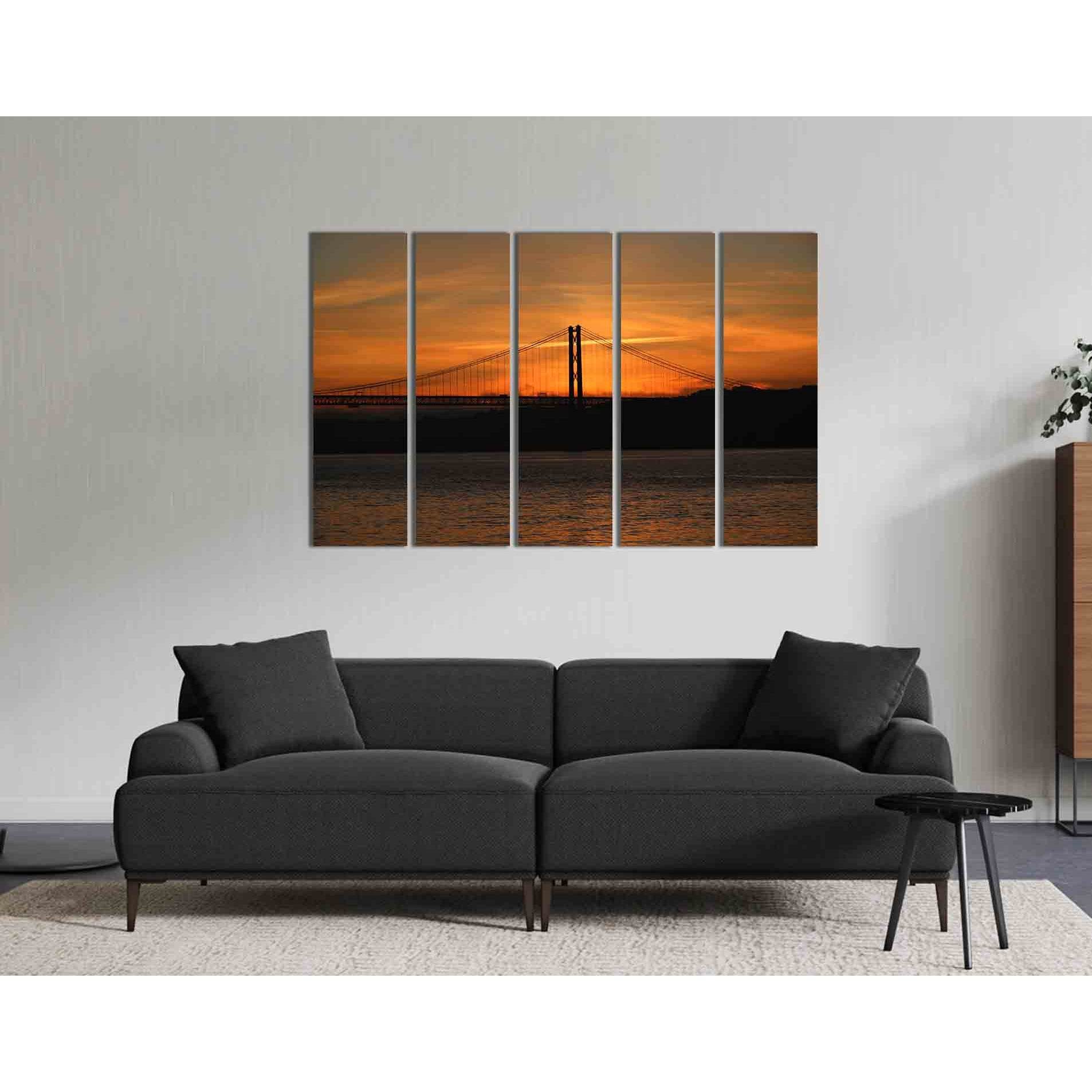 Golden Gate bridge at sunset №D1758 Ready to Hang Canvas PrintCanvas art arrives ready to hang, with hanging accessories included and no additional framing required. Every canvas print is hand-crafted, made on-demand at our workshop and expertly stretched