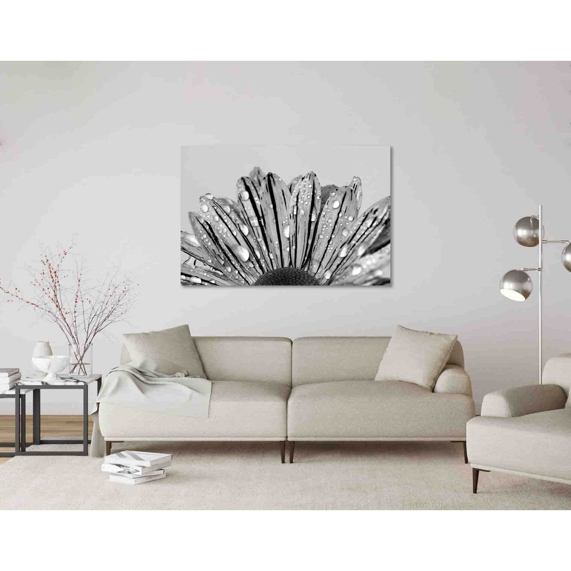 Flower in drizzle №D2828 Ready to Hang Canvas PrintCanvas art arrives ready to hang, with hanging accessories included and no additional framing required. Every canvas print is hand-crafted, made on-demand at our workshop and expertly stretched around 100