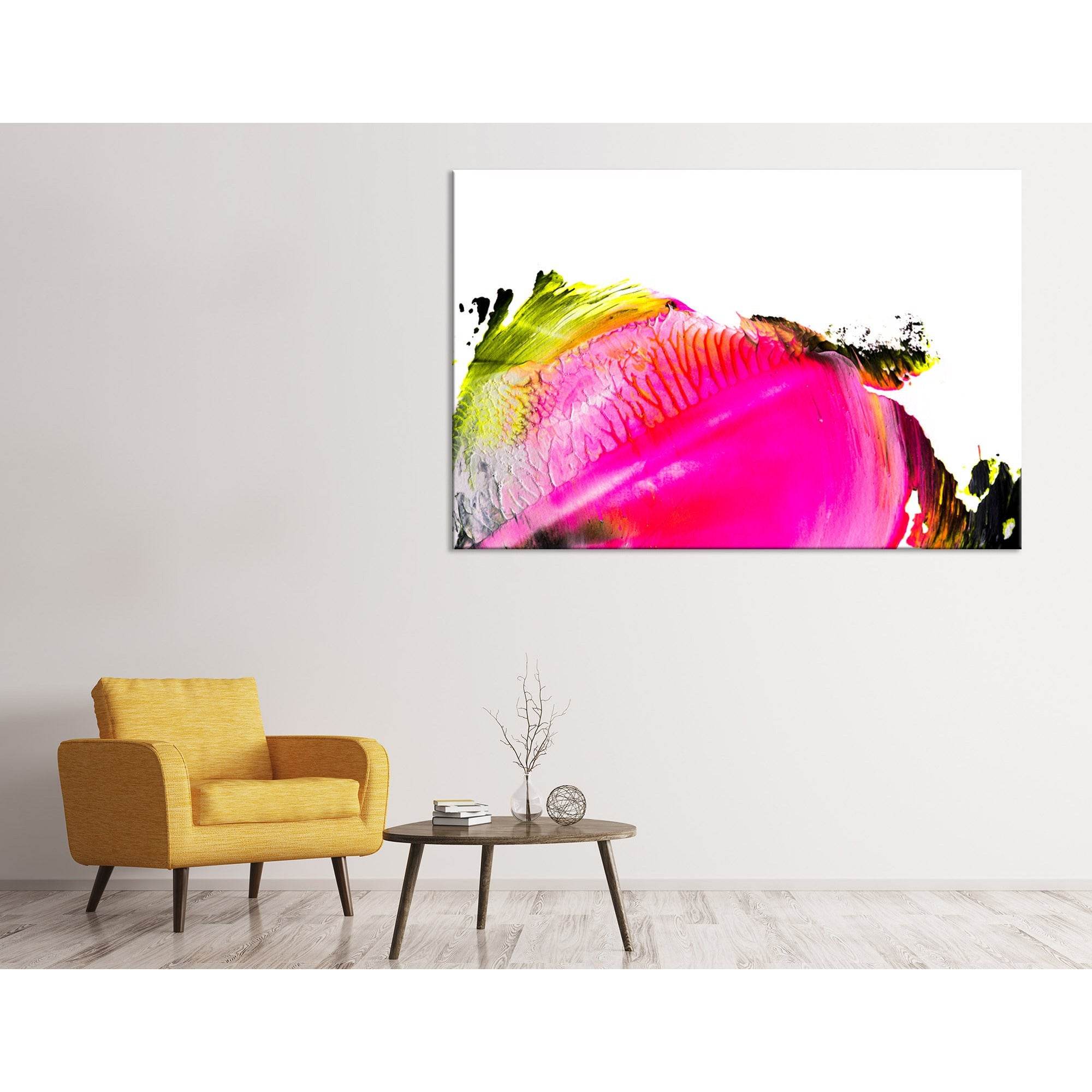 Neon Colors Against White Abstract №04299 Ready to Hang Canvas PrintCanvas art arrives ready to hang, with hanging accessories included and no additional framing required. Every canvas print is hand-crafted, made on-demand at our workshop and expertly str