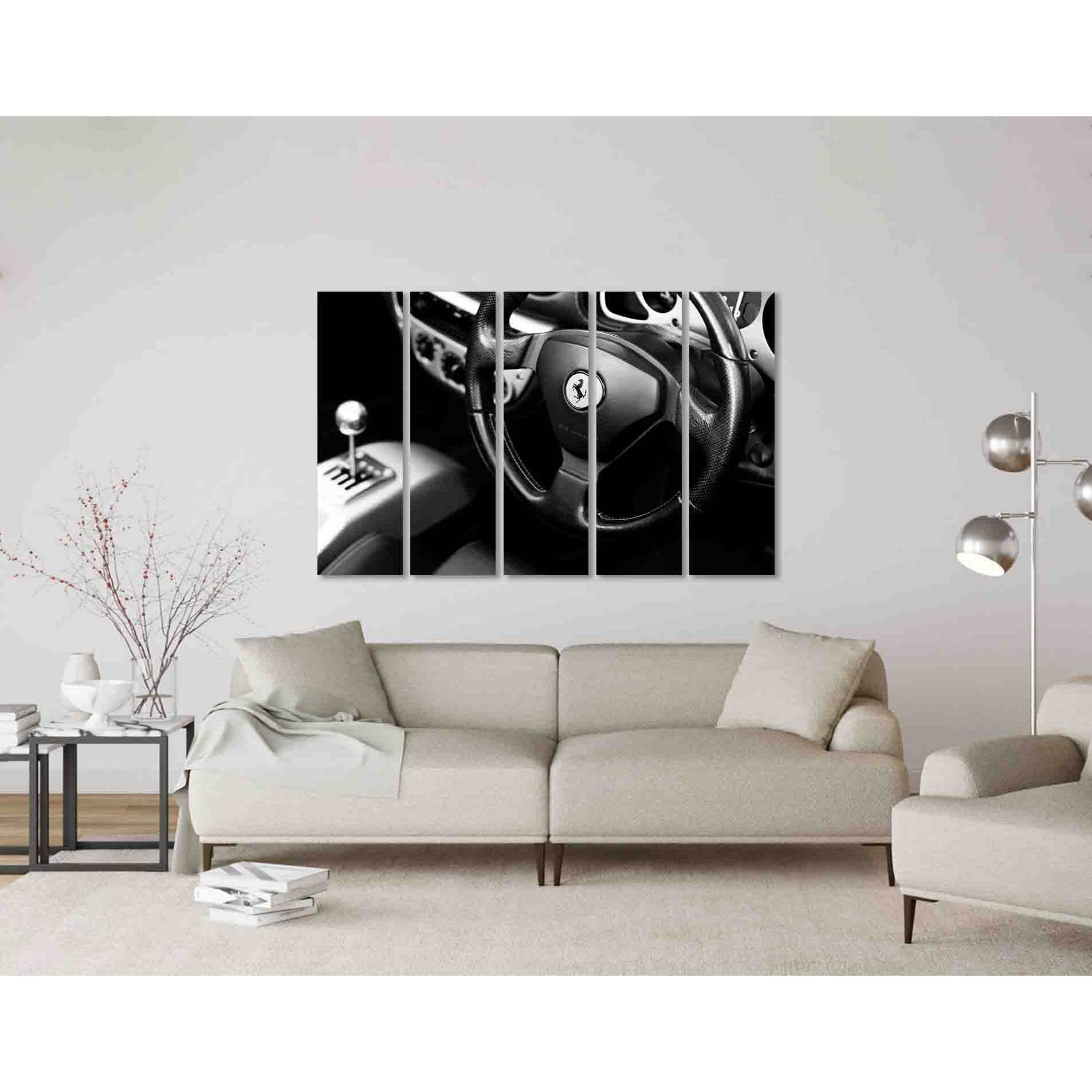 Interior of the car №D2827 Ready to Hang Canvas PrintCanvas art arrives ready to hang, with hanging accessories included and no additional framing required. Every canvas print is hand-crafted, made on-demand at our workshop and expertly stretched around 1