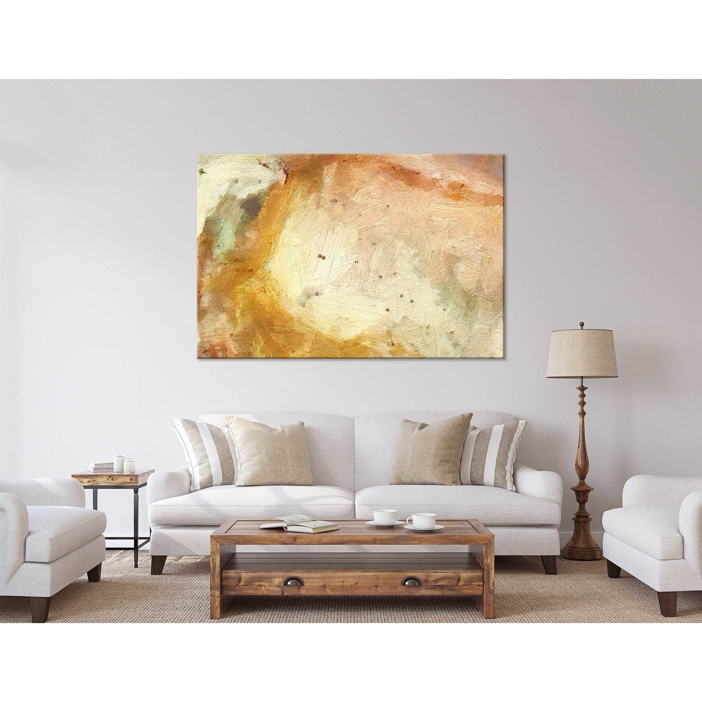 Yellow Abstract №04324 Ready to Hang Canvas PrintCanvas art arrives ready to hang, with hanging accessories included and no additional framing required. Every canvas print is hand-crafted, made on-demand at our workshop and expertly stretched around 100%