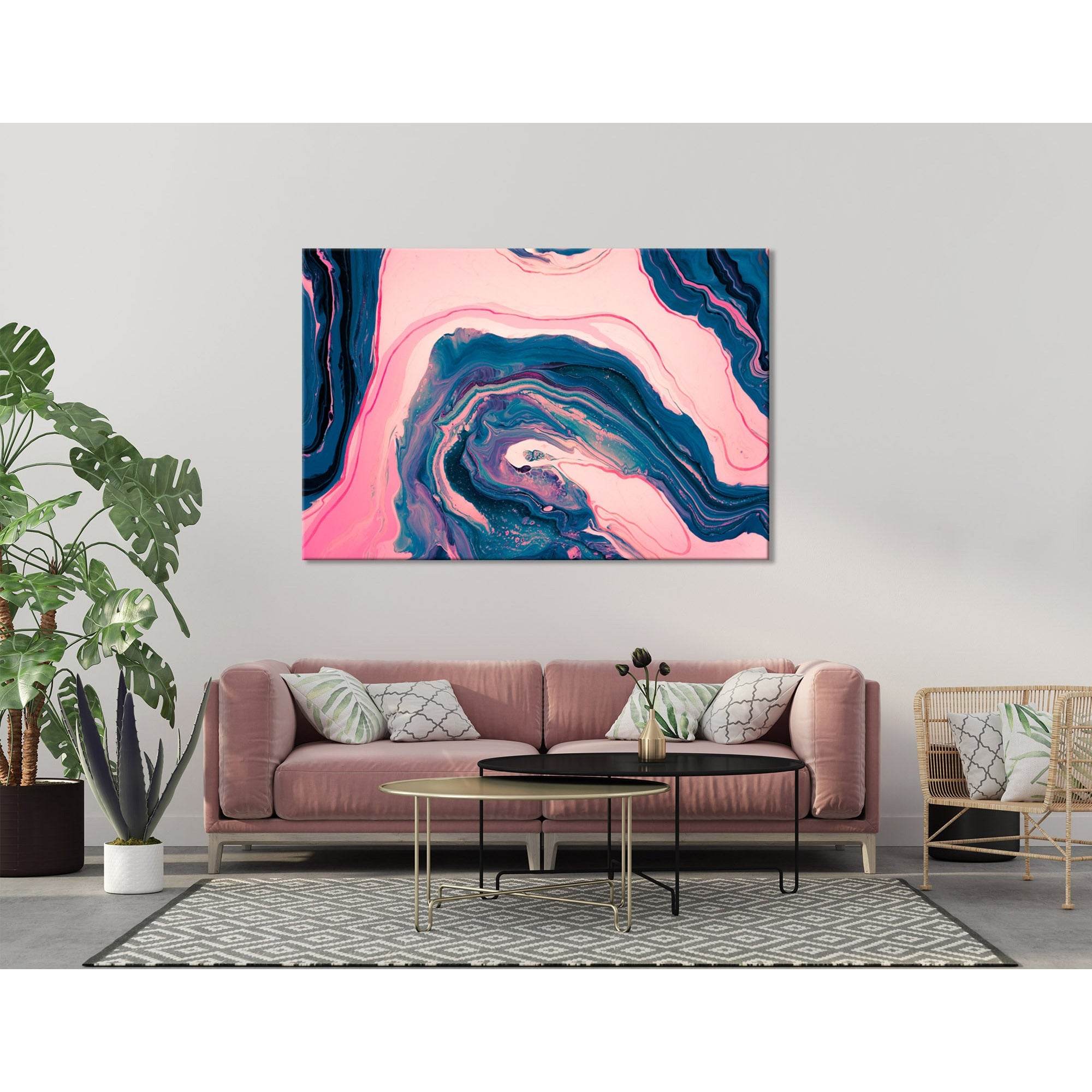 Crimson And Blue Abstract №04349 Ready to Hang Canvas PrintCanvas art arrives ready to hang, with hanging accessories included and no additional framing required. Every canvas print is hand-crafted, made on-demand at our workshop and expertly stretched ar