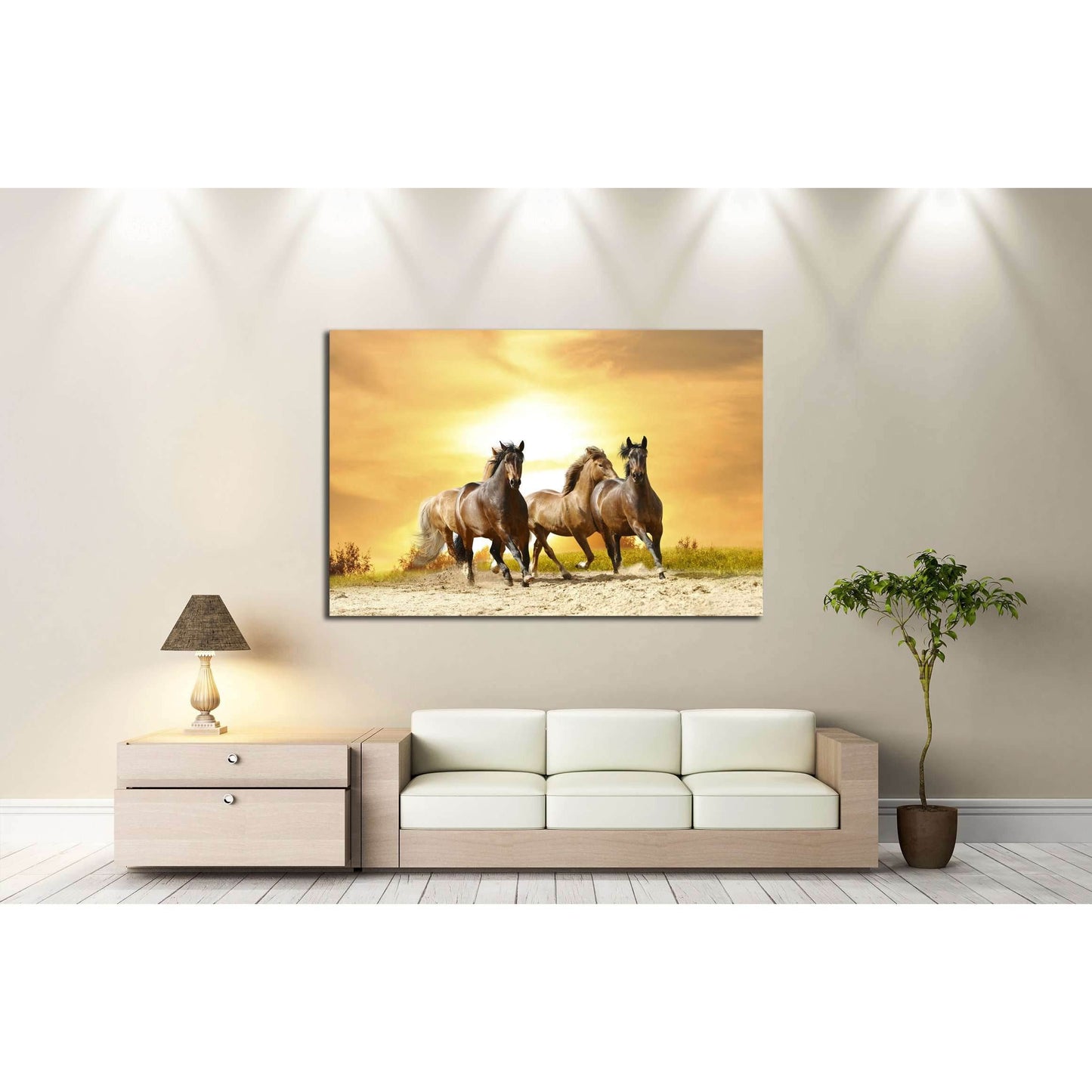 Beautiful horses wall art №5012Canvas art arrives ready to hang, with hanging accessories included and no additional framing required. Every canvas print is hand-crafted, made on-demand at our workshop and expertly stretched around 100% North American Pin