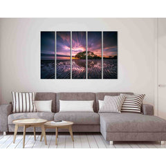 Gently pink sunset №D1239 Ready to Hang Canvas PrintCanvas art arrives ready to hang, with hanging accessories included and no additional framing required. Every canvas print is hand-crafted, made on-demand at our workshop and expertly stretched around 10