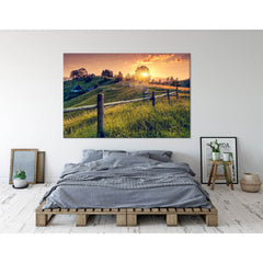 Magic Sunrise In Carpathian, Ukraine №04229 Ready to Hang Canvas PrintCanvas art arrives ready to hang, with hanging accessories included and no additional framing required. Every canvas print is hand-crafted, made on-demand at our workshop and expertly s