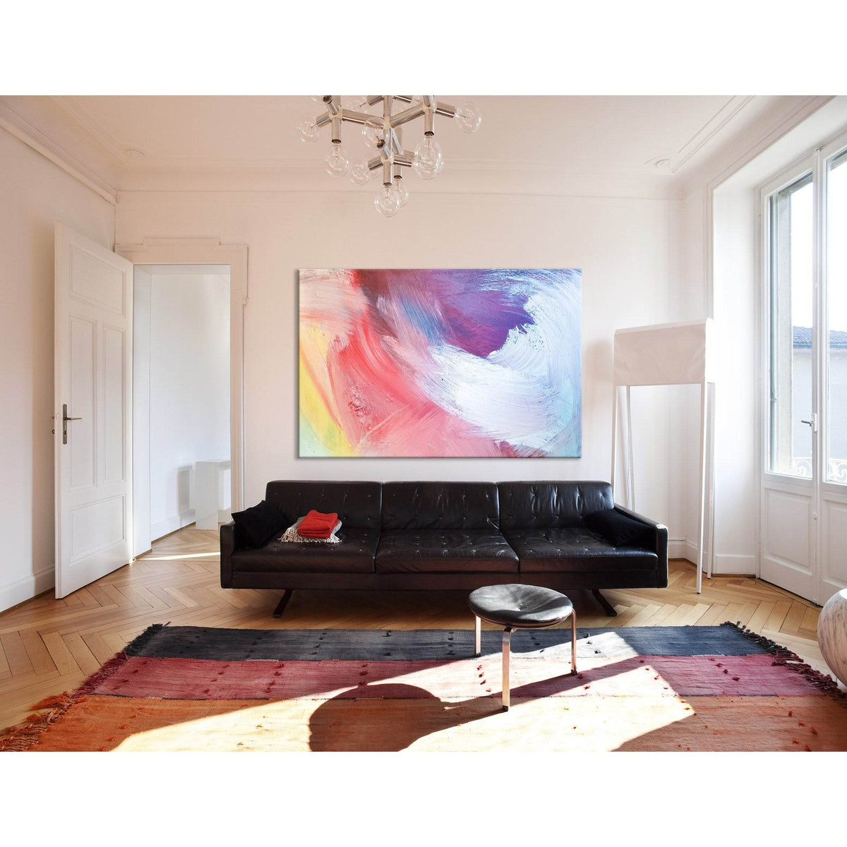 Sunshine Abstract №04262 Ready to Hang Canvas PrintCanvas art arrives ready to hang, with hanging accessories included and no additional framing required. Every canvas print is hand-crafted, made on-demand at our workshop and expertly stretched around 100