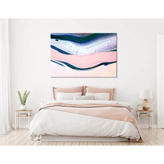Light Pink, Blue And White Abstract №04285 Ready to Hang Canvas PrintCanvas art arrives ready to hang, with hanging accessories included and no additional framing required. Every canvas print is hand-crafted, made on-demand at our workshop and expertly st