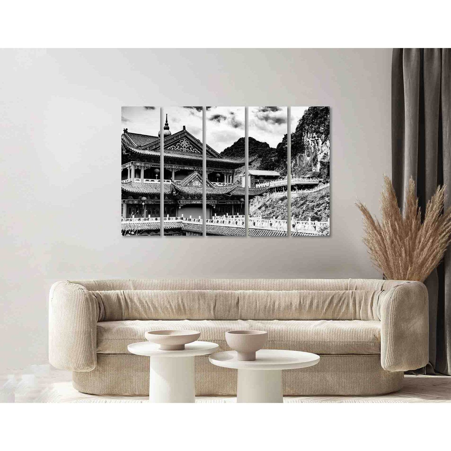 Temple noir and blanc №D2844 Ready to Hang Canvas PrintCanvas art arrives ready to hang, with hanging accessories included and no additional framing required. Every canvas print is hand-crafted, made on-demand at our workshop and expertly stretched around