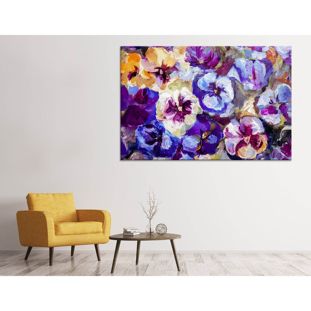Flowers Abstract №04255 Ready to Hang Canvas PrintCanvas art arrives ready to hang, with hanging accessories included and no additional framing required. Every canvas print is hand-crafted, made on-demand at our workshop and expertly stretched around 100%