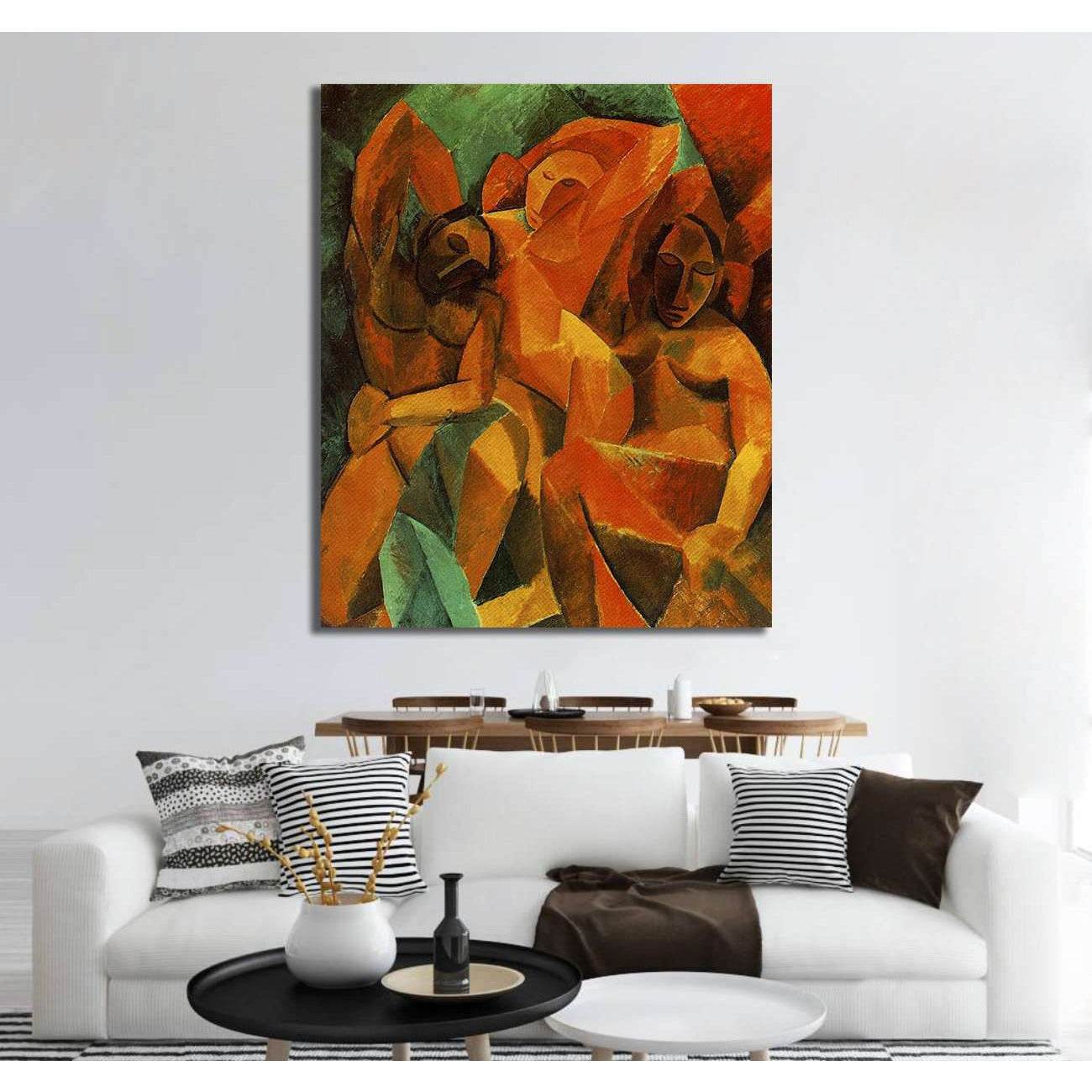 Pablo Picasso, three women - Ready to Hang Canvas PrintCanvas art arrives ready to hang, with hanging accessories included and no additional framing required. Every canvas print is hand-crafted, made on-demand at our workshop and expertly stretched around