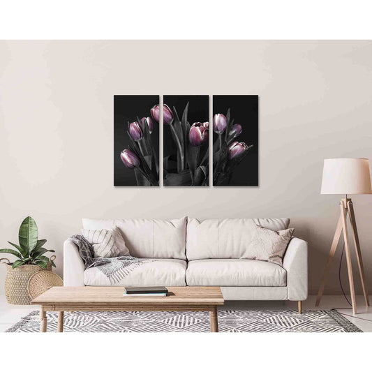 Black and white tulips №D2846 Ready to Hang Canvas PrintCanvas art arrives ready to hang, with hanging accessories included and no additional framing required. Every canvas print is hand-crafted, made on-demand at our workshop and expertly stretched aroun