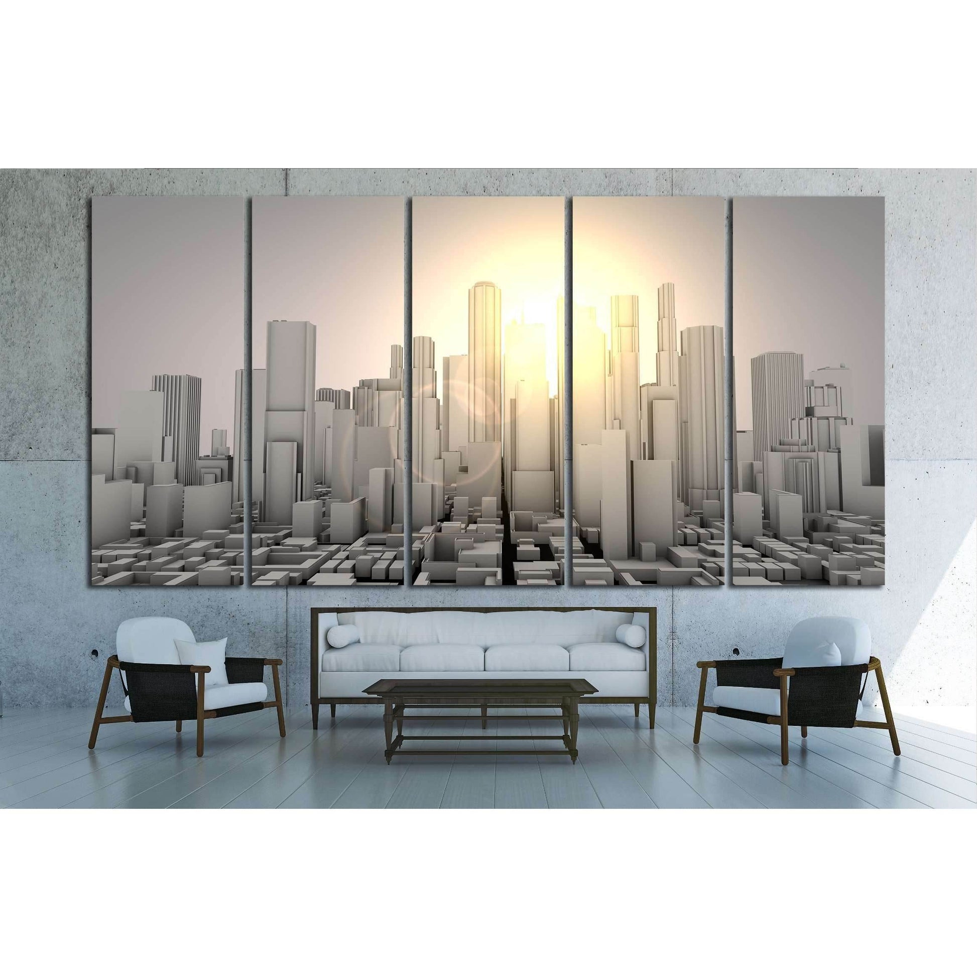 3D gray worldcity №2214 Ready to Hang Canvas PrintCanvas art arrives ready to hang, with hanging accessories included and no additional framing required. Every canvas print is hand-crafted, made on-demand at our workshop and expertly stretched around 100%