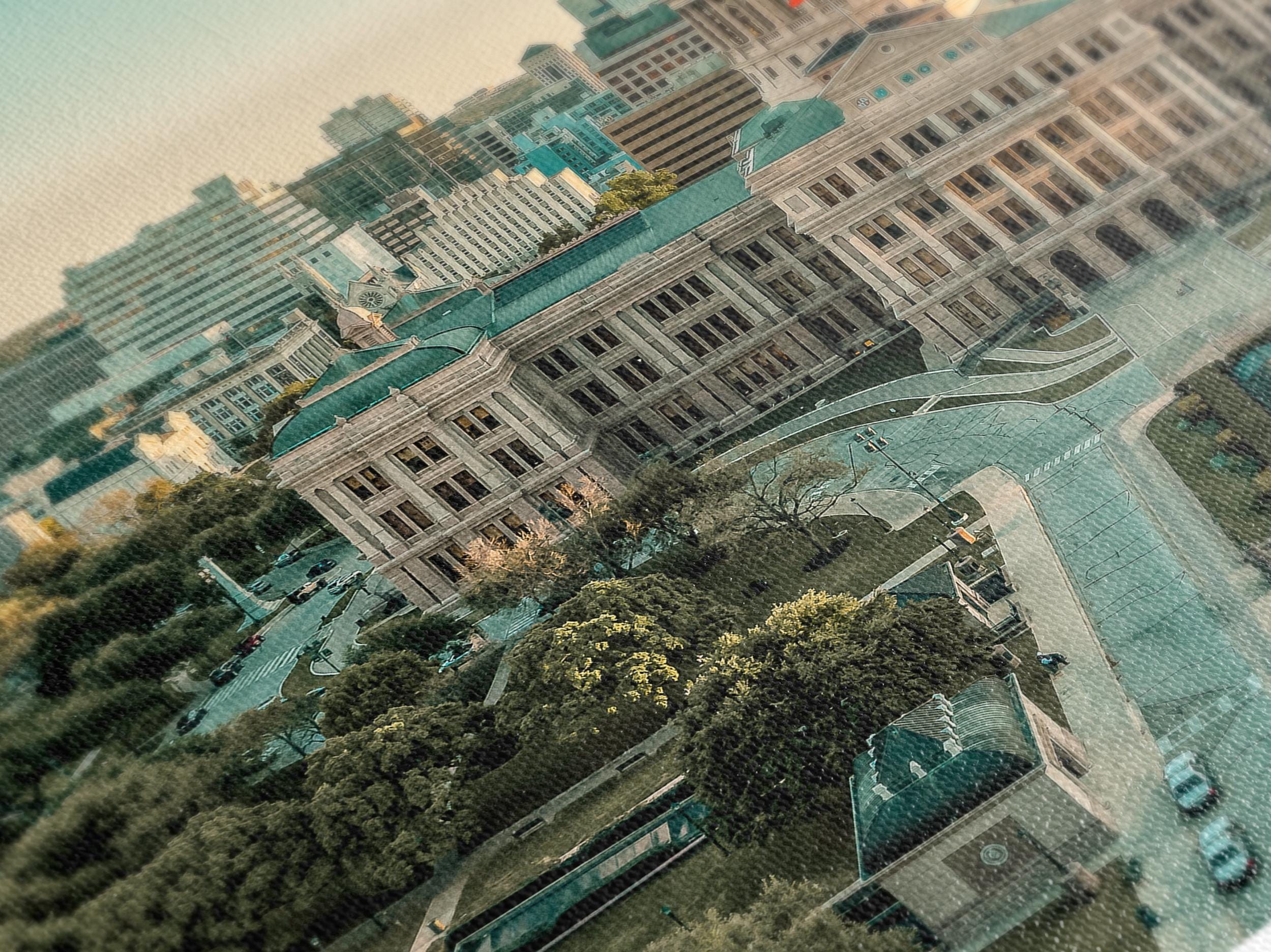 Texas Capitol Canvas Art Austin Wall Art Austin Canvas Print Austin City Wall Decor Texas Capitol Art Print Texas Wall Art Austin Art