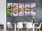Strasbourg Art France Wall Art Sunset Cityscape Canvas Print France City Artwork European Canvas Art Historic City Landscape Canvas Print