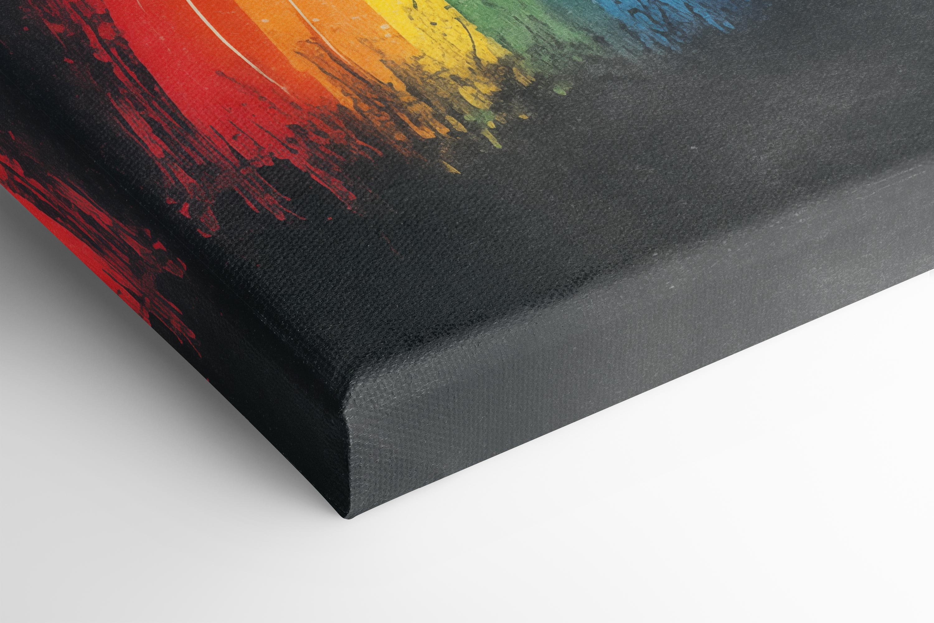 Art Print Abstract Rainbow   
