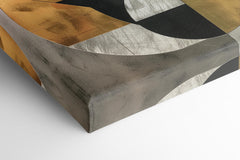 Textured Metallic Hues - Canvas Print