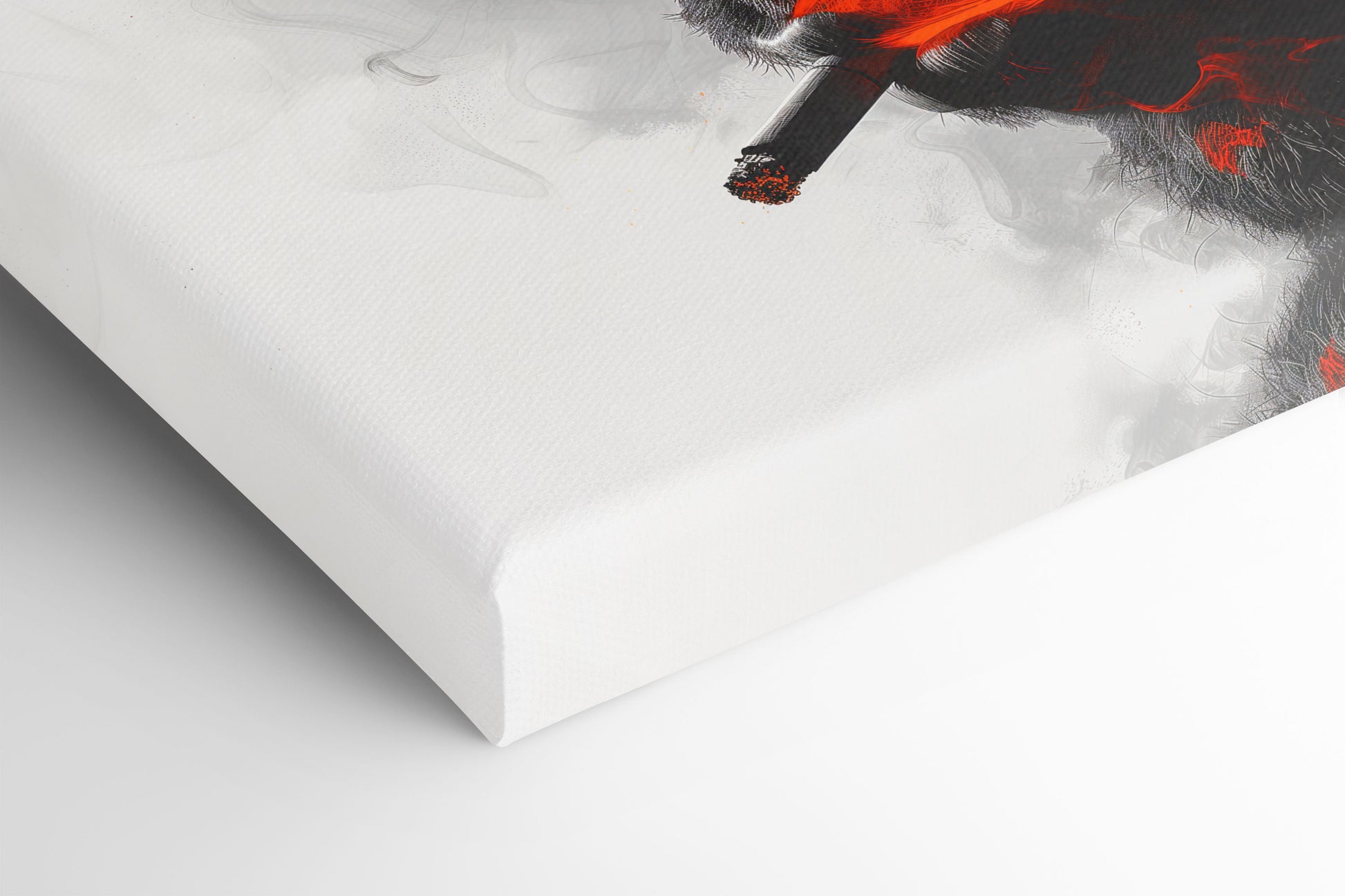 Dynamic Smoke and Ember Wall Art