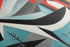 Caballo de montaña abstracto - Cuadro en lienzo