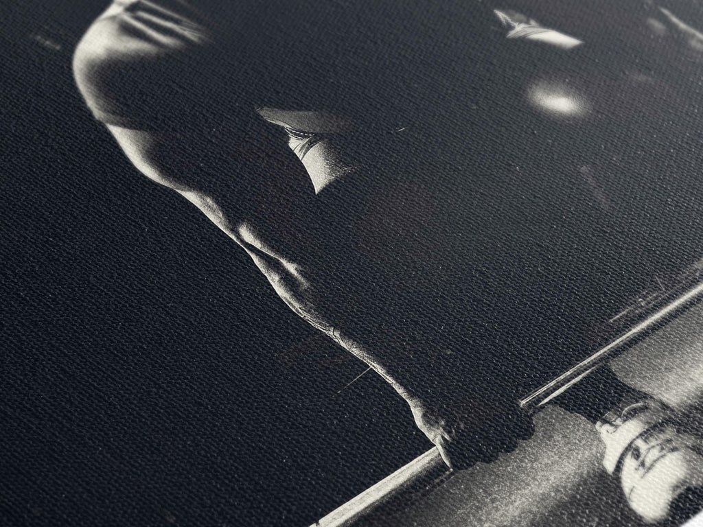 Weightlifting Canvas Print, Large Gym Wall Art, Motivational Fitness Artwork, Modern Strength Training Art Print, Dynamic Wall Decor