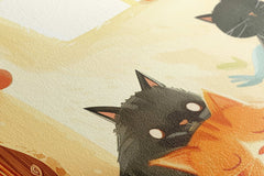 Cats' Cozy Corner  Canvas Print
