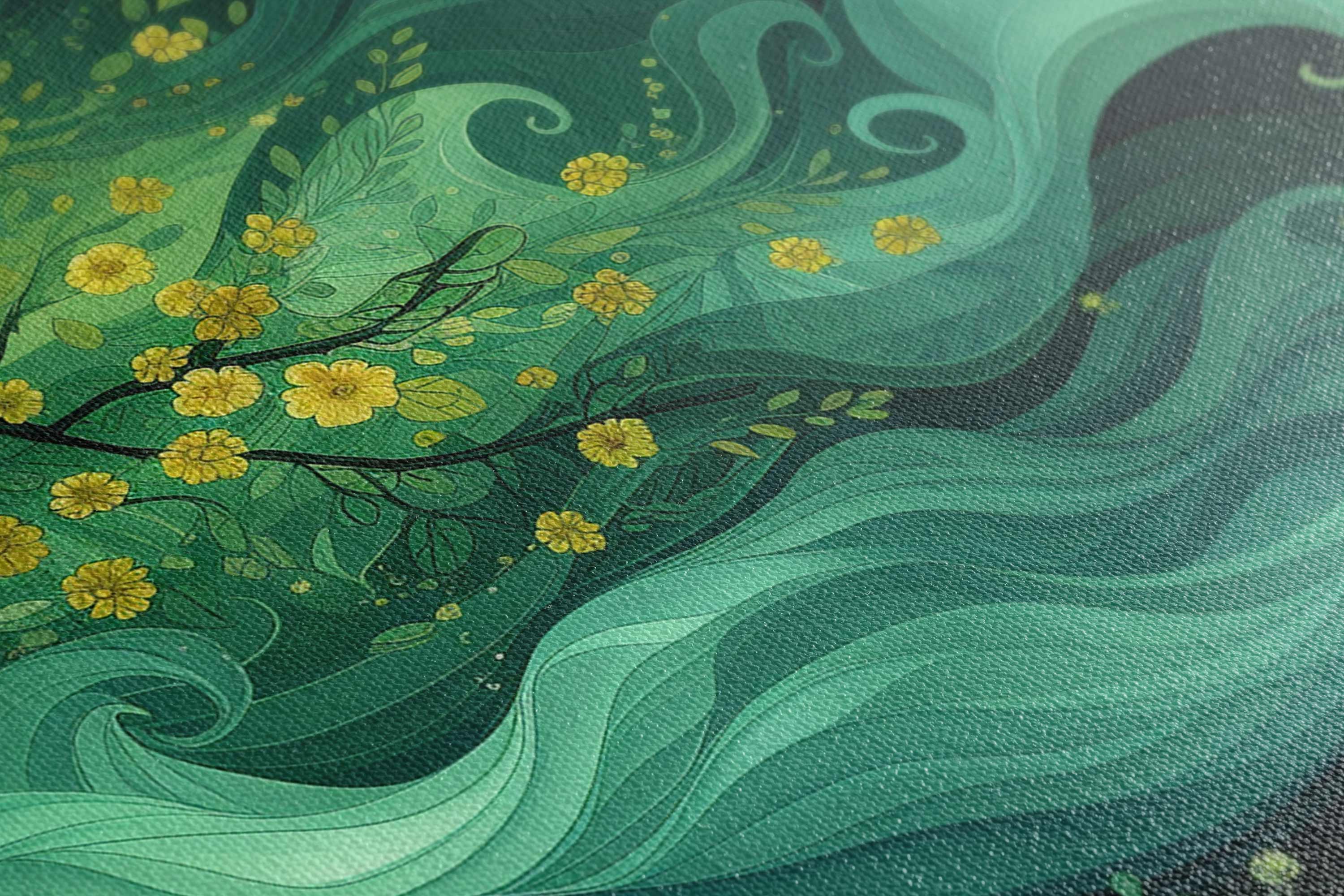 Floral Tree Canvas Print