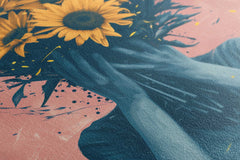 Conversational Sunflower Artwork