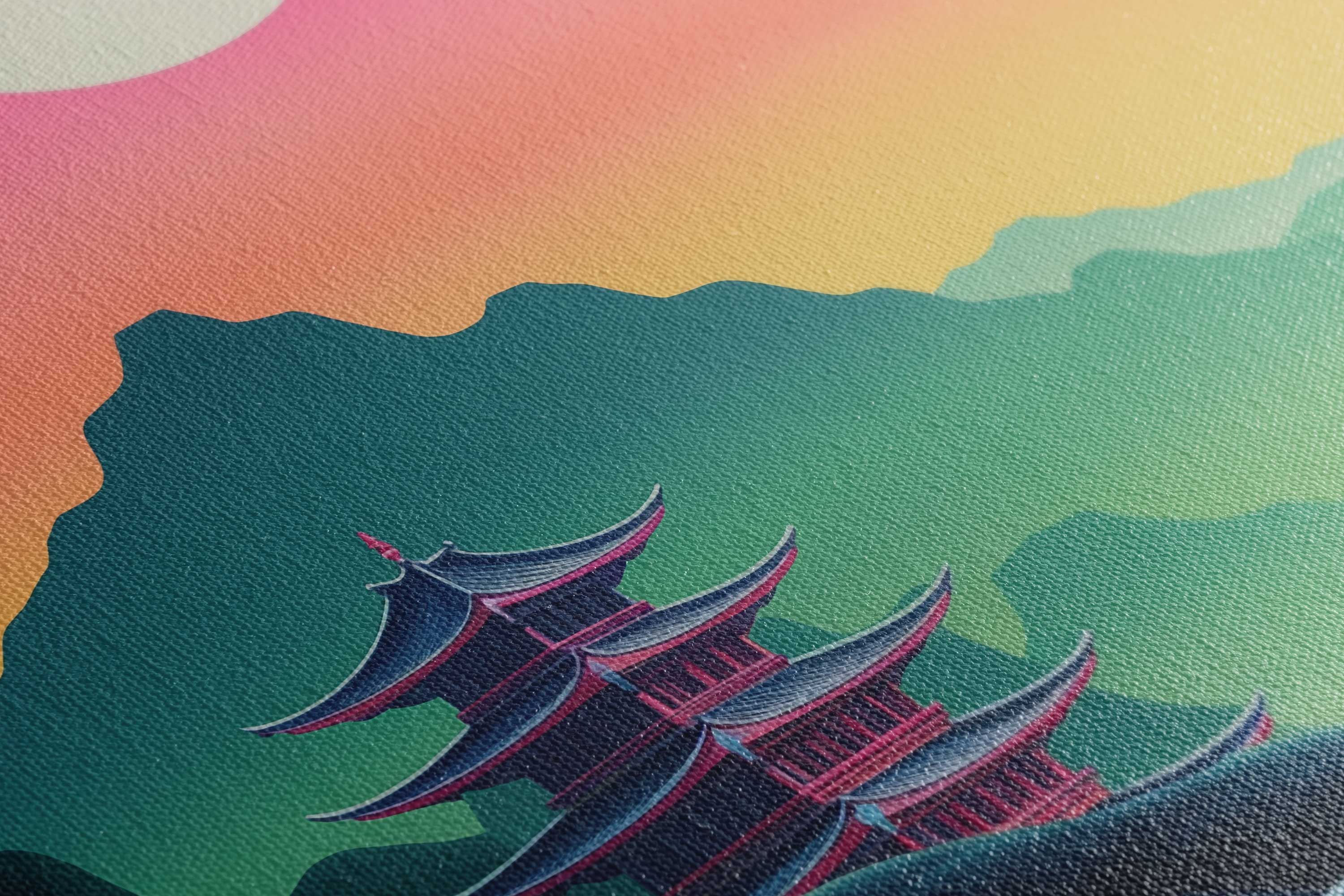 Art Print Sunset Landscape