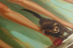  Heels and Kitten Art Print