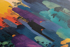 Colorful Dusk Landscape Art Print