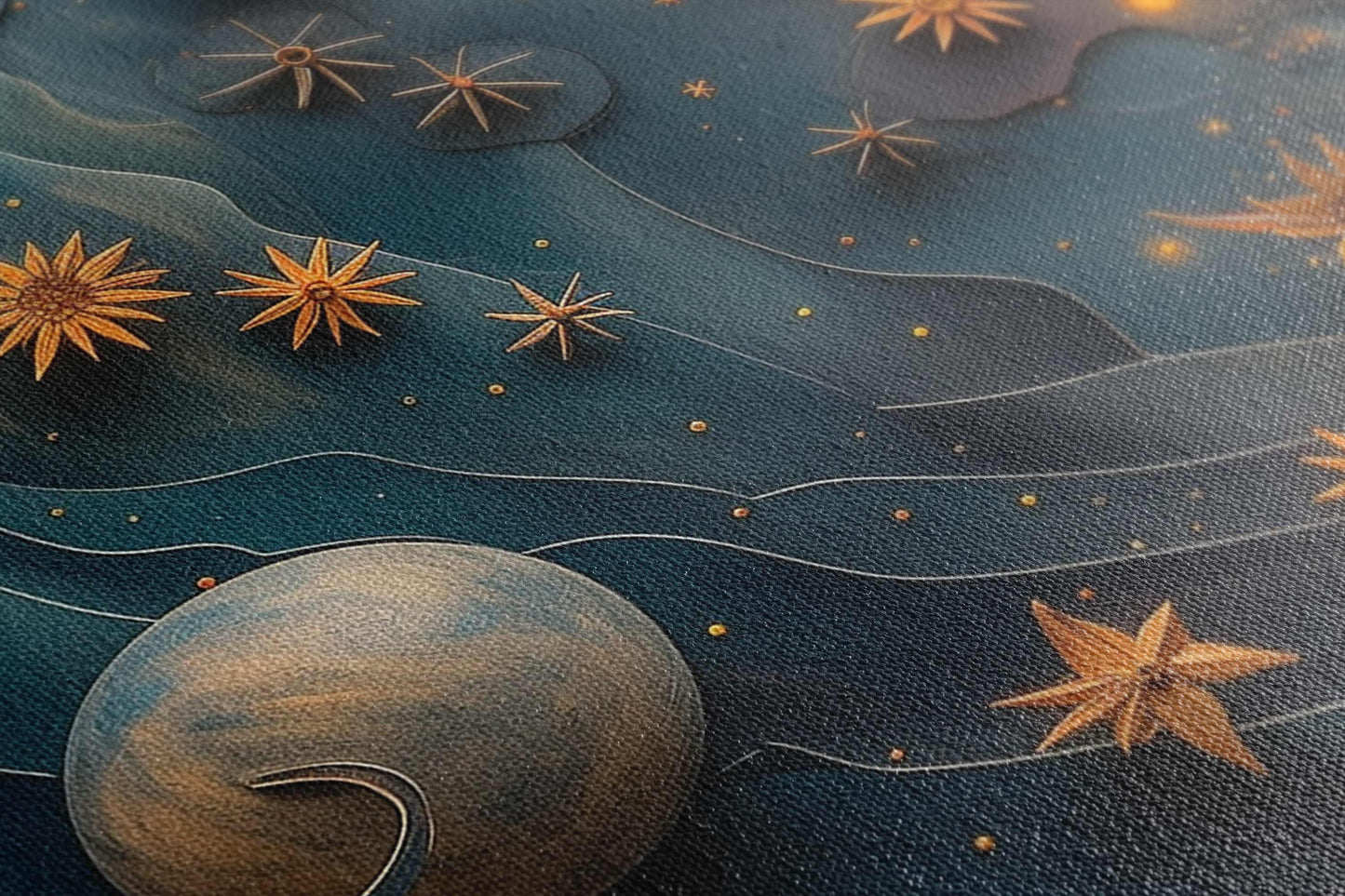 Cosmic Dance of Planets Wall Art