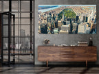 New York Skyline Canvas Print Aerial View of Central Park and Manhattan Artwork Iconic NYC Wall Art New York Art Print Manhattan Cityscape