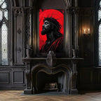 Jesus Christ Wall Art - Religious Christian Canvas Print, Modern Jesus Portrait, Crown of Thorns Painting, Spiritual Artwork for Home Decor