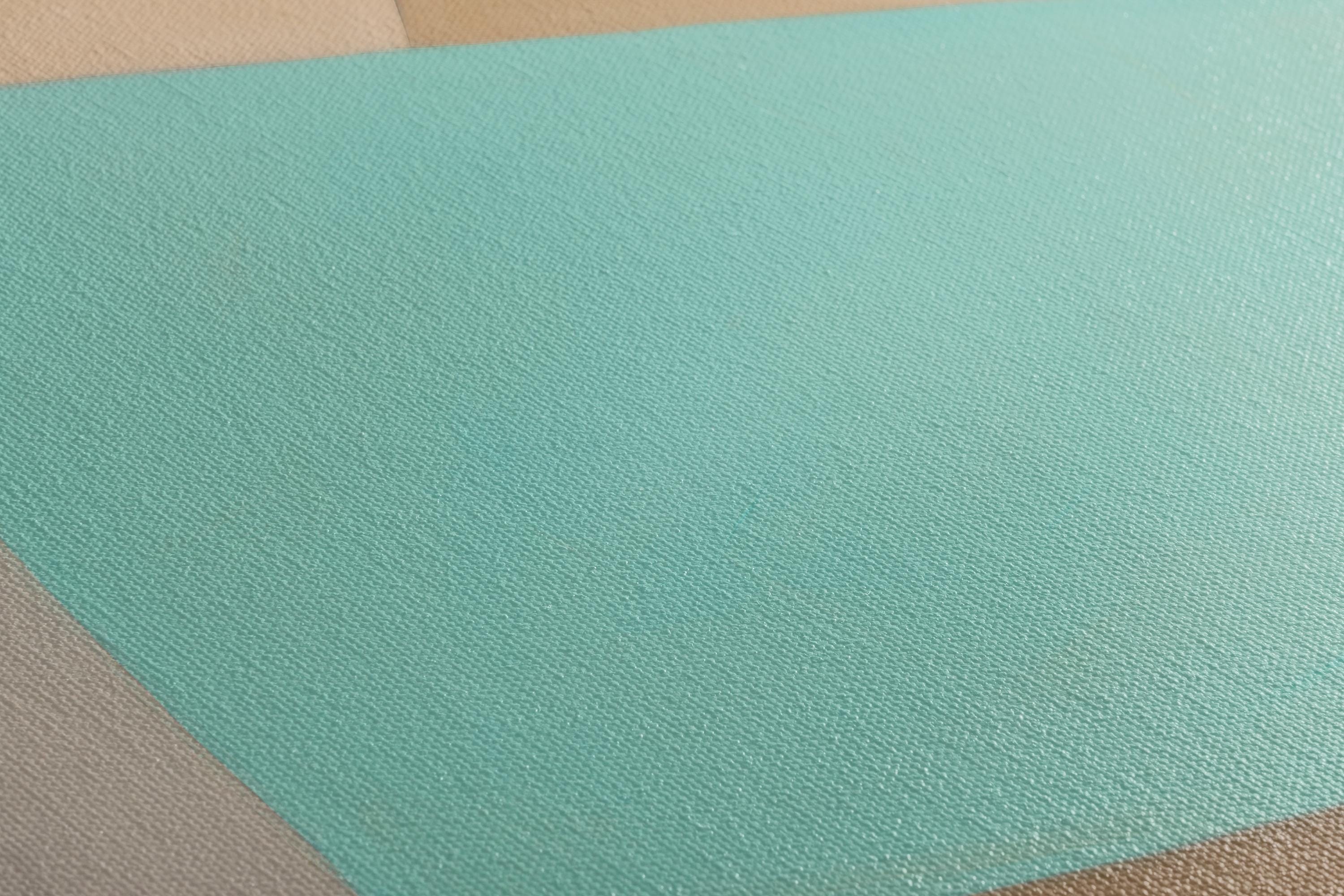 Geometric Canvas Wall Art, Abstract Triptych Painting, Minimalist Home Decor, Extra Large Canvas Print, Teal Beige Black Artwork, Gift Idea